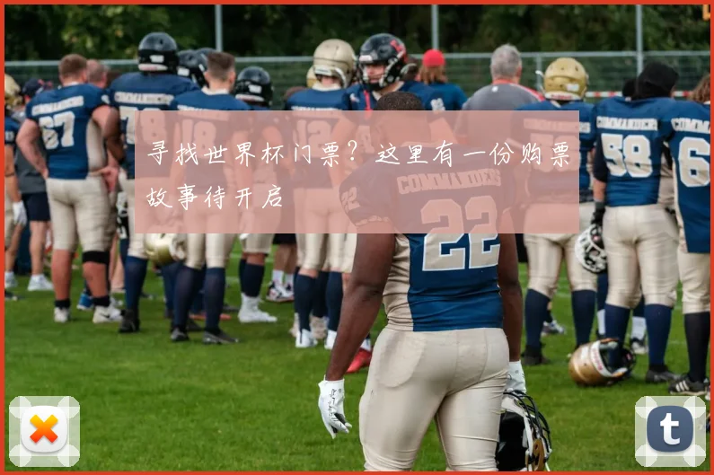 寻找世界杯门票？这里有一份购票故事待开启