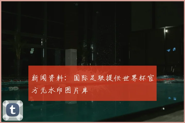 新闻资料：国际足联提供世界杯官方无水印图片库